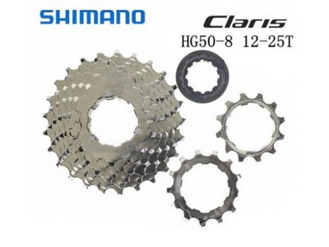 lip xe dap road 8 tang shimano cs hg 50 8 12 25t 01 - Xe đạp đường phố