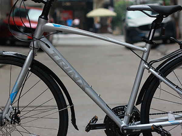 khung xe dap duong pho trinx free 24 city 2023 bac - Xe đạp đường phố