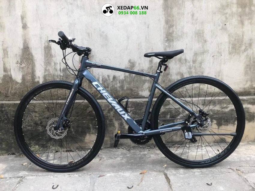 xe dap city touring chevaux CK pro xanh duong 012 - Xe đạp đường phố