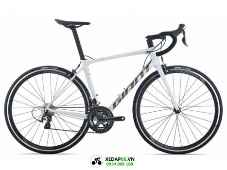 xe dap dua road giant tcr adv 3 2024 ghi trang - Xe đạp đường phố