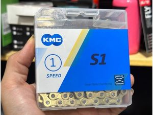 Xích xe đạp Fixgear hiệu KMC S2 Gold (Full box)