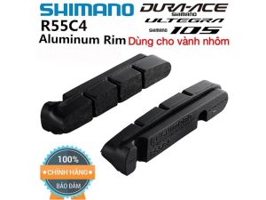 Má phanh cao su Shimano RC554 cho vành nhôm - Chính hãng