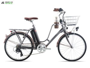 xe dap tro luc giant Ineed Latte Ego 2024 xam - Xe đạp đường phố