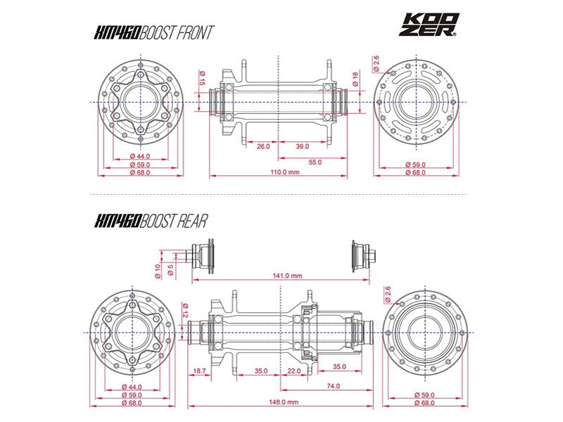 hub Koozer XM460 d - Xe đạp đường phố