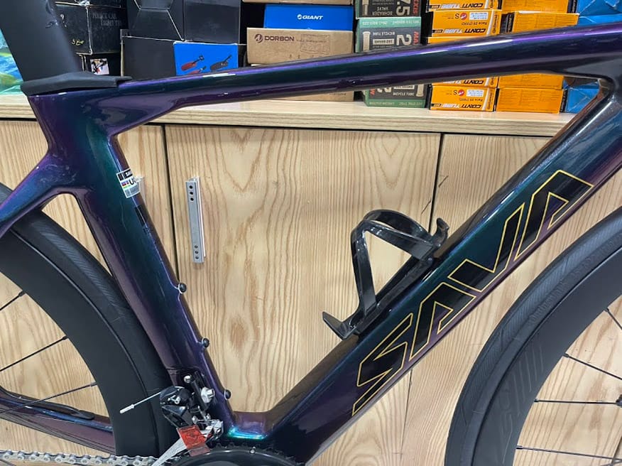 Xe đạp đua road SAVA X9-02 R7000 (Full Carbon) 11 - Xe đạp đường phố khung xe sava x9 r7000 full carbon xanh doi mau - Xe đạp đường phố
