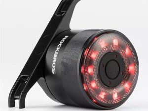 Đèn hậu xe đạp hiệu Rockbros Q1 USB (Nháy 7 màu)