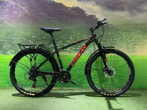 xe dap dia hinh crolan m300 den do - Xe đạp đường phố