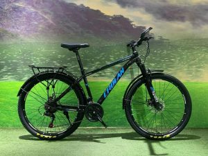 xe dap dia hinh crolan m300 den xanh - Xe đạp đường phố