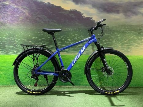 xe dap dia hinh crolan m300 xanh duong - Xe đạp đường phố