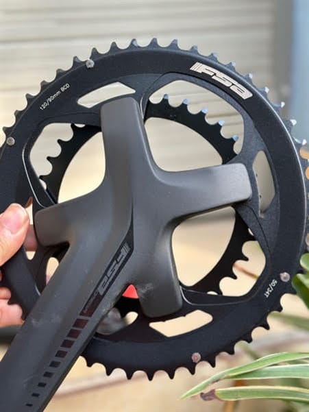 Đùi đĩa xe road FSA OMEGA (Loại 34/50T 170mm trục rỗng) 2 - Xe đạp đường phố dui dia xe road fsa omega 34 50T truc rong 02 - Xe đạp đường phố