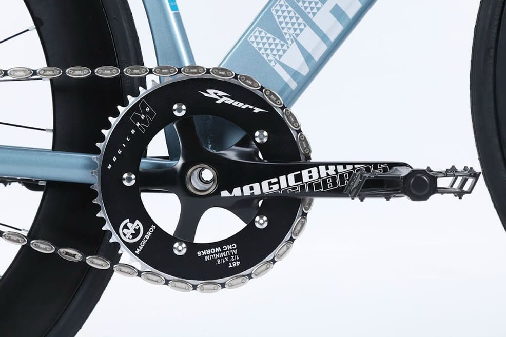 Xe đạp thể thao Fixed Gear MAGICBROC CX8 PLUS nhôm 3 đao 13 - Xe đạp đường phố dui dia xe dap fixed gear magicbros cx8 plus - Xe đạp đường phố