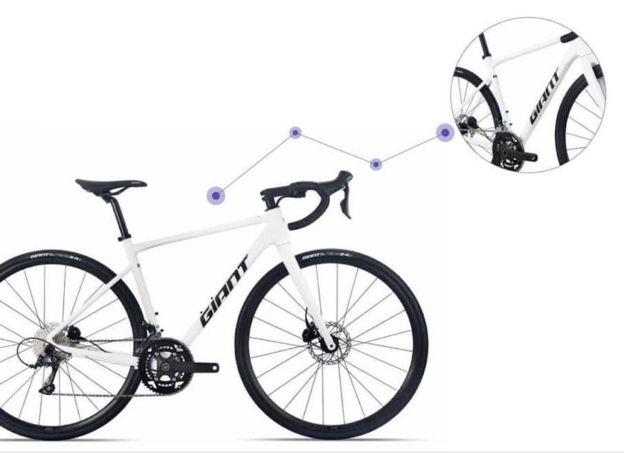 khung xe dap dua giant scr 2025 - Xe đạp đường phố